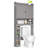 Corneliea Over-the-Toilet Cabinet with Adjustable Shelves-120149671