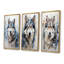 Siberian Dog Serenity - Dog, reproduction d'art sur toile, ensemble de 4-1003845515-1003845512