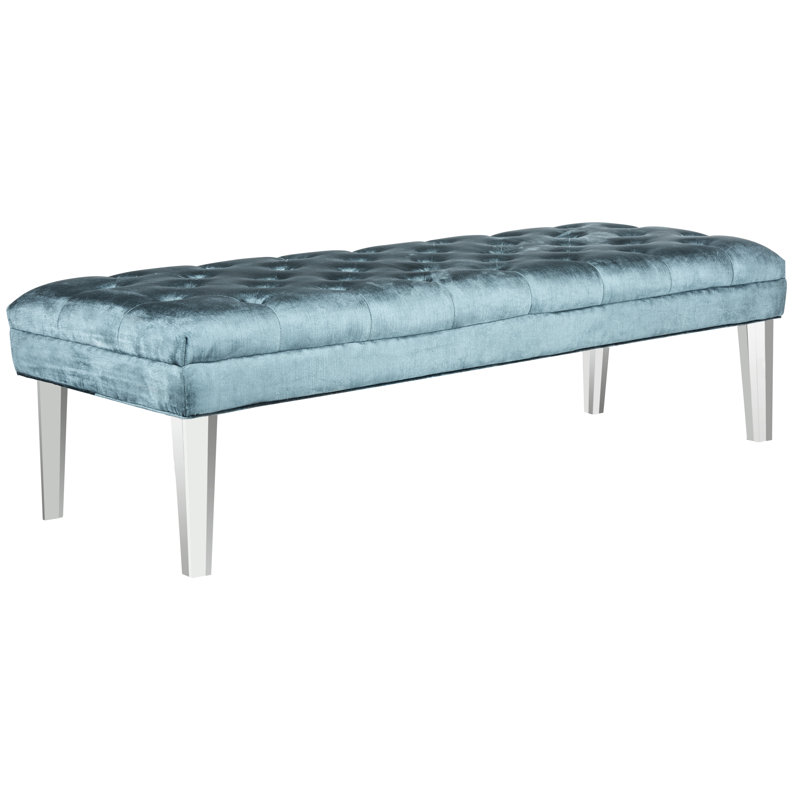 Banc avec revêtement, Cyan