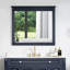 Miroir rectangulaire moderne en bois massif avec cadre H 33 po-1247881757-1247881752