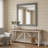 Aseer Wood Framed Mirror with Safety Backing Ideal for Bathroom/Vanity Mirror-1585394495-1498893369