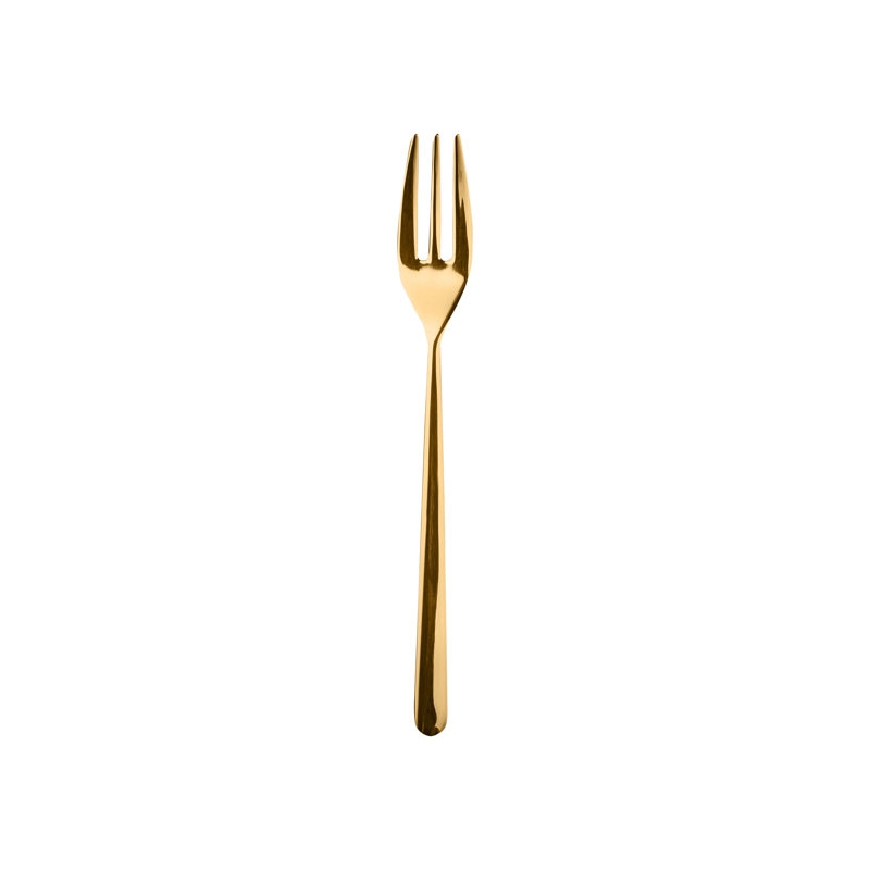 Linea Serving Fork - 48 Pieces, Oro