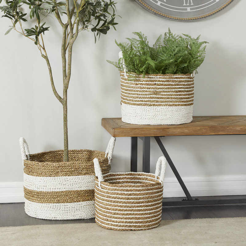 3 Piece Seagrass Basket Set