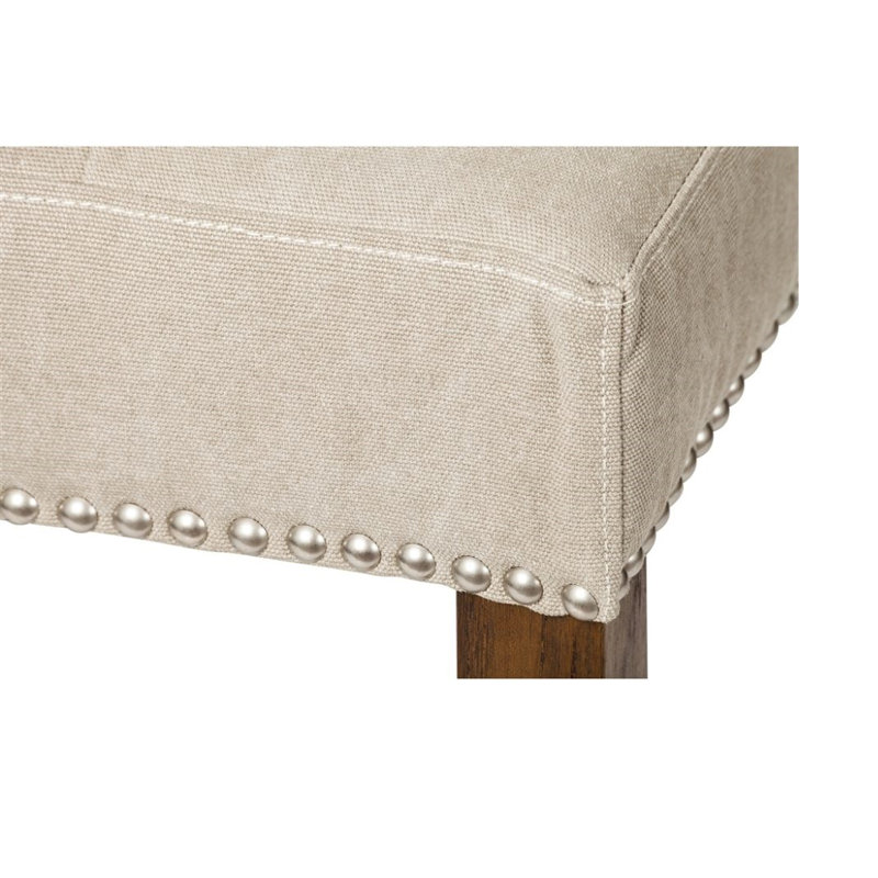 Accent Stool, Beige