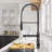 Artec Pro Commercial Style Pull-Down Single Handle Kitchen Faucet with Pot Filler-64268918