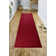 Machine Washable Rug Burgundy Colour Trellis Border Slip Resistant Carpet