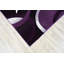 Tapis mauve / noir à motifs abstraits Mccampbell-28997880