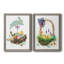 Bunny Hop - ensemble de 2 peintures sur toile encadrées-97478509-97478498