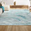 Tapis ivoire / bleu Amdrea-804035588