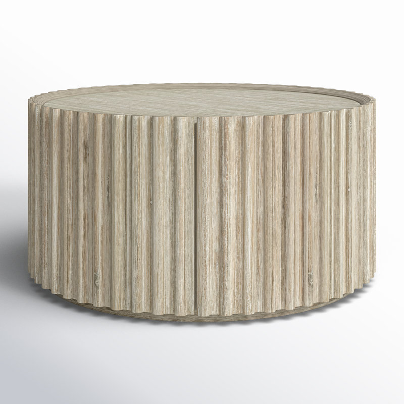 Castile Round Coffee Table With 1-Door