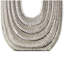 Maebri Aluminum Metal Circular Decorative Vase with Linear Etchings-766154176-784115853