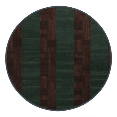 Tapis damier noir lavable à la machine