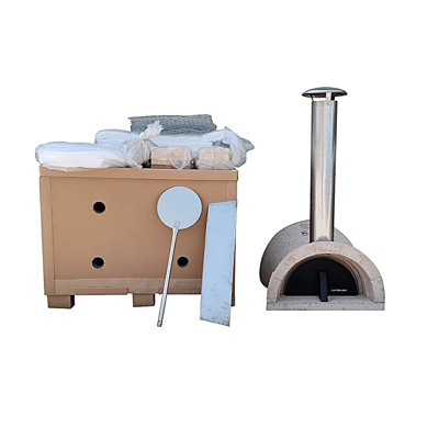 WPPO LLC Clay Wood Burning Pizza Oven