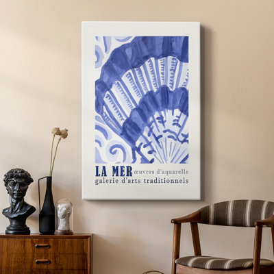 Affiche d'exposition La Mer II - galerie Cavas sur mesure