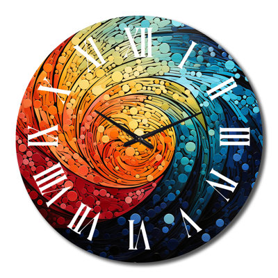 Courtni - Horloge murale abstraite