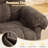 Recliner Chair, 360° Swivel Recliner with Heat & Massage, Chenille Upholstered Manual Recliners with Side Pockets-129205143