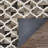 Handmade Geometric Trellis Chocolate Brown Genuine Cowhide Leather Area Rug-21370809
