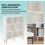 Bibliothèque à 3 niveaux, étagère en bois de style Mid-Century moderne pour le salon, la chambre à coucher ou le bureau-21623857-21623859