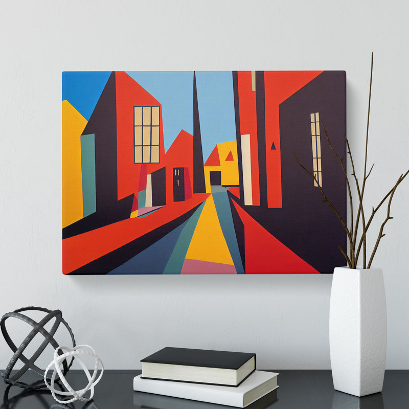 Stupendous Skyline Architecture Abstract - Wrapped Canvas, 50cm H x 76cm W x 3cm D