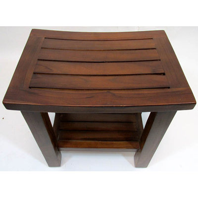 18'' W Teak Shower Bench