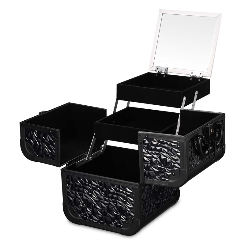 Organisateur de maquillage en aluminium Laerte, Sirène noire