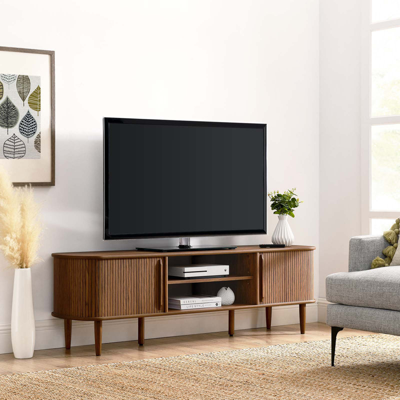 Black walnut TV cabinet