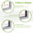 Nicola Spring - 3D Box Photo Frame - 4" x 6" - White
