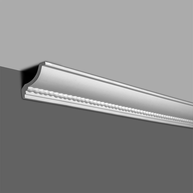 8-ft Primed White Polyurethane Crown Moulding