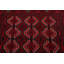 Tapis décoratif en laine rouge foncé de conception unique 3 pi 5 po x 6 pi 3 po noué à la main New Age Balouch