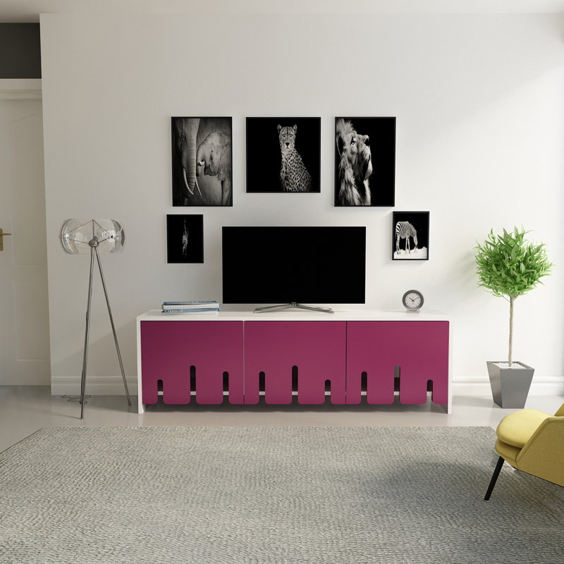 Rosenkranz Unfinished TV Stand for TVs up to 55", Damson