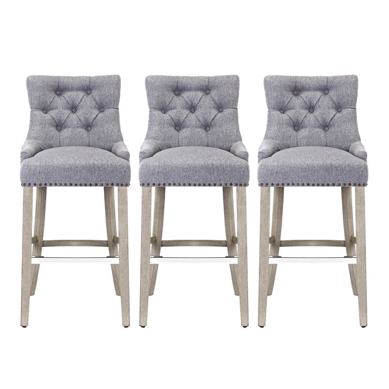Tabouret de bar 29 po Wren, Gris antique