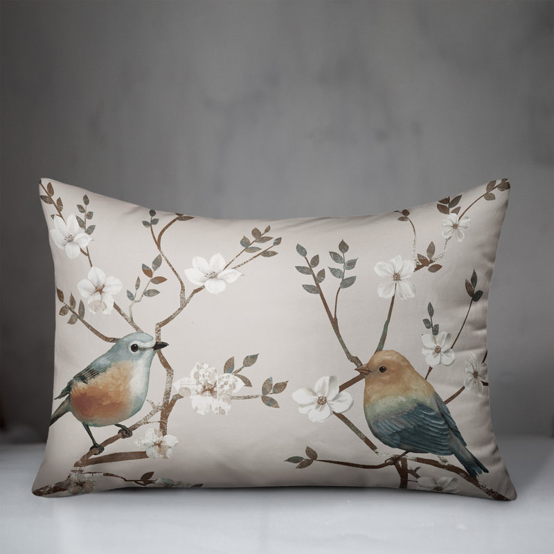 Housse de coussin rectangulaire en polyester 