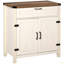 Buffet Farmhouse, armoire de cuisine rustique à 2 portes de grange, armoire d'appoint avec rangement pour le salon