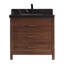 36" Ebony Sink Vanity with WK-36 Top 2" Thick-509827131-509827133