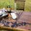 Sartell Rectangular Teak Solid Wood Extendable Outdoor with Umbrella Hole Dining Table - 180 cm W 100 cm D