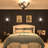 Dimmable Tiered Chandelier With Glass Bubble Ball