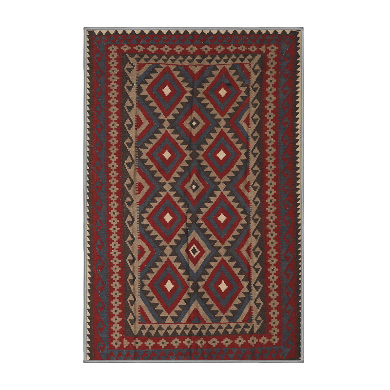 Tapis rouge Zambrano Southwestern, Rectangle 5 pi x 8 pi