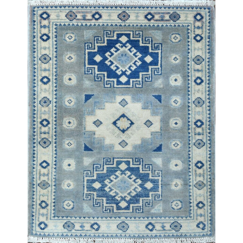 Transitional One-of-a-Kind Rectangle 2' X 2'11" Wool Area Rug