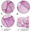 «Rose Tranquil Reddition Collages - Collages abstraits, art mural en métal MT131684-1370167498