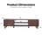 Merlino Solid and Manufactured Wood TV Stand with Cable Management -1479472211