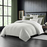 Pacific Stripe Reversible Cotton Duvet Cover Set