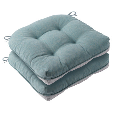 Chair Cushions For Dining Chairs,  Indoor/Outdoor Waterproof Chair Seat Pads, 15.5"X15.5"X4"