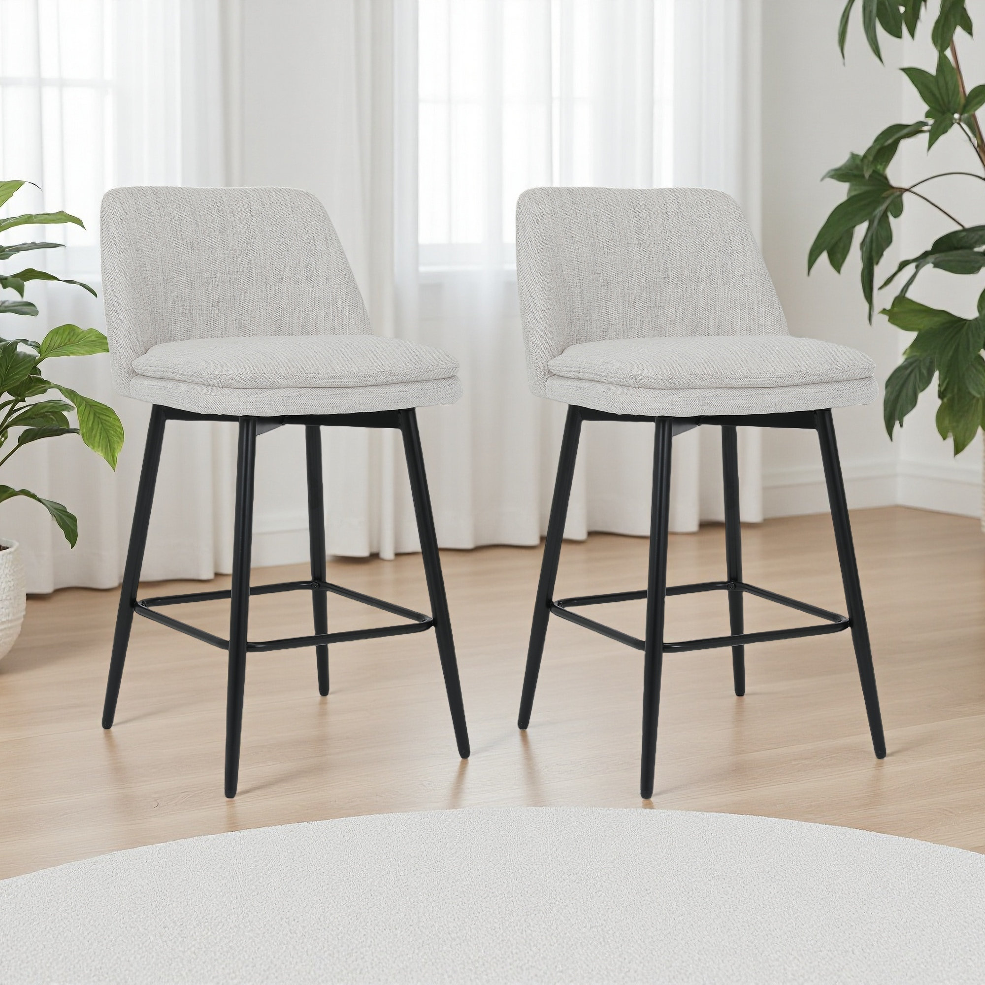 Tabouret de bar pivotant à hauteur réglable, comptoir de bar et de