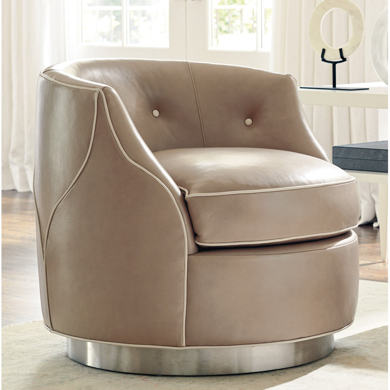 Fauteuil pivotant en cuir Avondale Robertson
