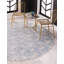 Tapis géométrique bleu / ivoire Heights-40281416