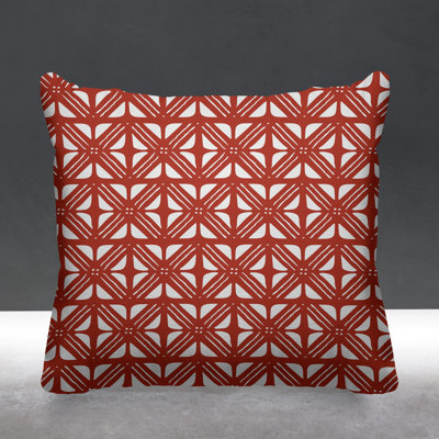 Medley Abstract Outdoor Reversible Throw Pillow