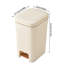 Plastic Step On Waste Bin-122911357