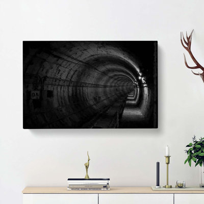 Subway Tunnel - Wrapped Canvas Painting