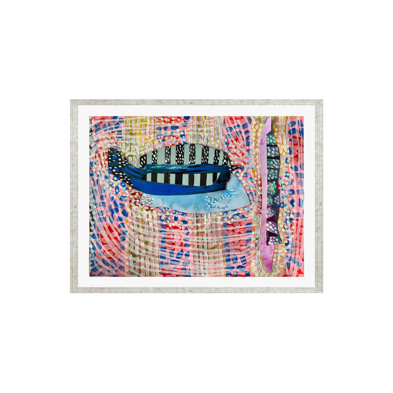 Chrysalis par K'era Morgan, Pas de tapis, H 12 po x l 16 po, Toile acajou avec cadre flottant