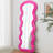 Wave Rose Design Full-Length Floor Accent Mirror - Stand Included, Hanging/Leaning Use For Bedroom/Living Room-1157876460